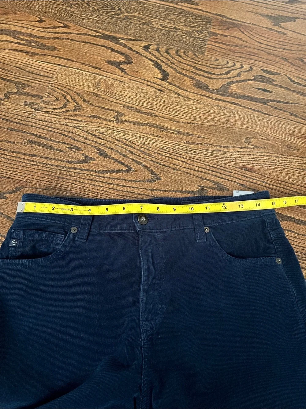 Ag Adriano Goldschmied Saige Wide Leg Crop Corduroy Pant - Picture 8 of 10
